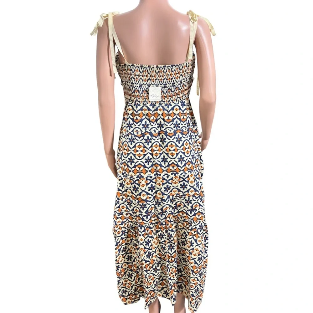 NWT FREE PEOPLE Women’s Palma Printed Midi Dress